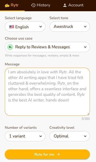 Replies to Reviews and Messages