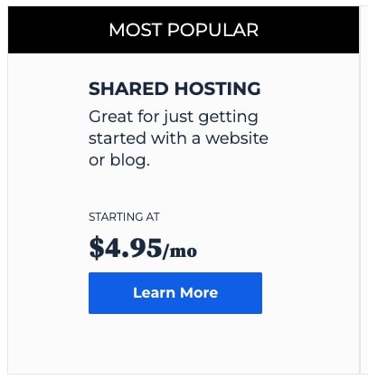 Bluehost price and plans